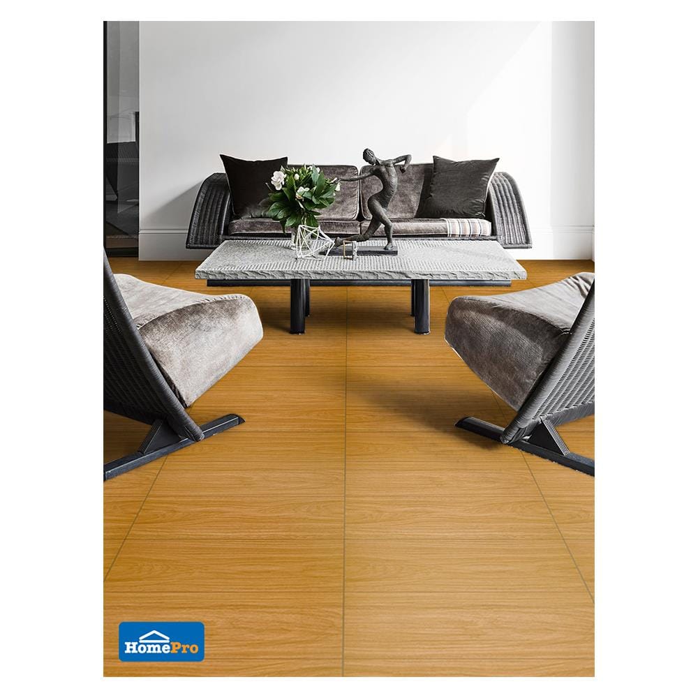 กระเบื้องพื้น 40x40 ซม. ฮอลลี่วู้ด นิว น้ำตาล 0.96M2