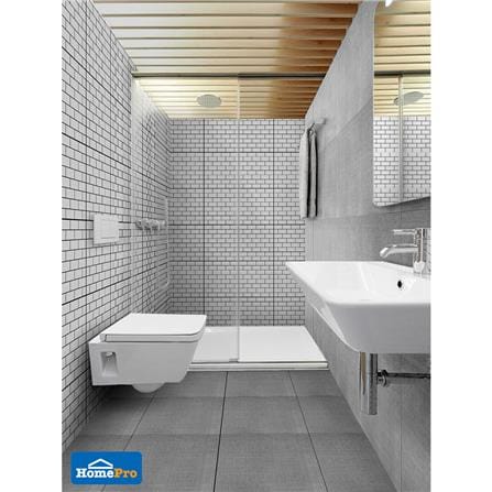กระเบื้องพื้น 40x40 ซม. คอสโม่ นิว แบล็ค ไวท์ 0.96M2_3