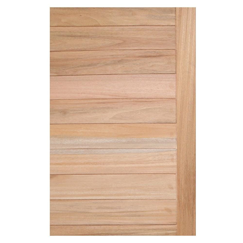 ประตูไม้โอ๊ค AZLE CROSS 80x200 ซม. สีธรรมชาติ ไม่เจาะลูกบิด