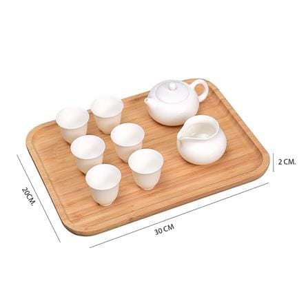 ถาดไม้ไผ่เหลี่ยม BAMBOO 20x30 ซม._5