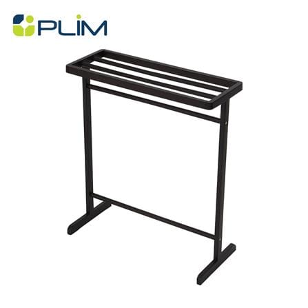 ราวพาดผ้าไม้ยางพารา4เส้น MINI สีโอ๊ค PLIM