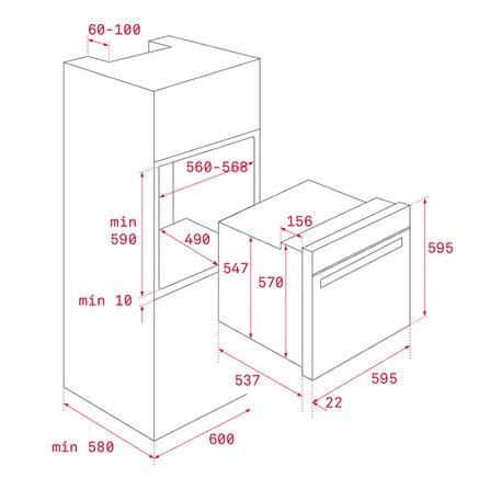 เตาอบฝังดิจิตอล TEKA HLB 8600 สีดำ_5