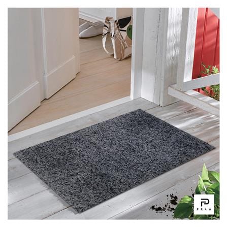 พรม PRAW OVP 50X75 ซม. สีเทาเข้ม_3