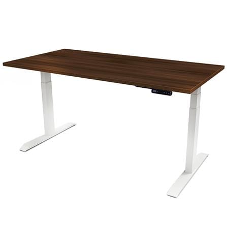 โต๊ะทำงานปรับระดับ ERGOTREND SIT 2 STAND GEN3 180 ซม. สี CLASSIC TEAK/ขาว