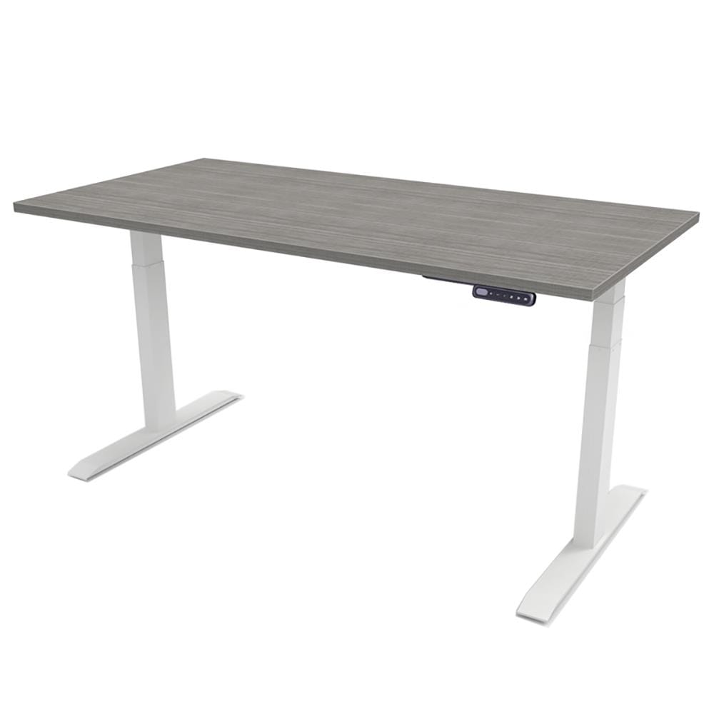 โต๊ะทำงานปรับระดับ ERGOTREND SIT 2 STAND GEN3 120 ซม. สี COMBI GREY/ขาว