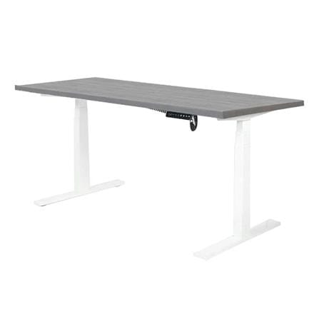 โต๊ะทำงานปรับระดับ ERGOTREND SIT 2 STAND Gen2A 150 ซม. สี COMBI GREY/ขาว
