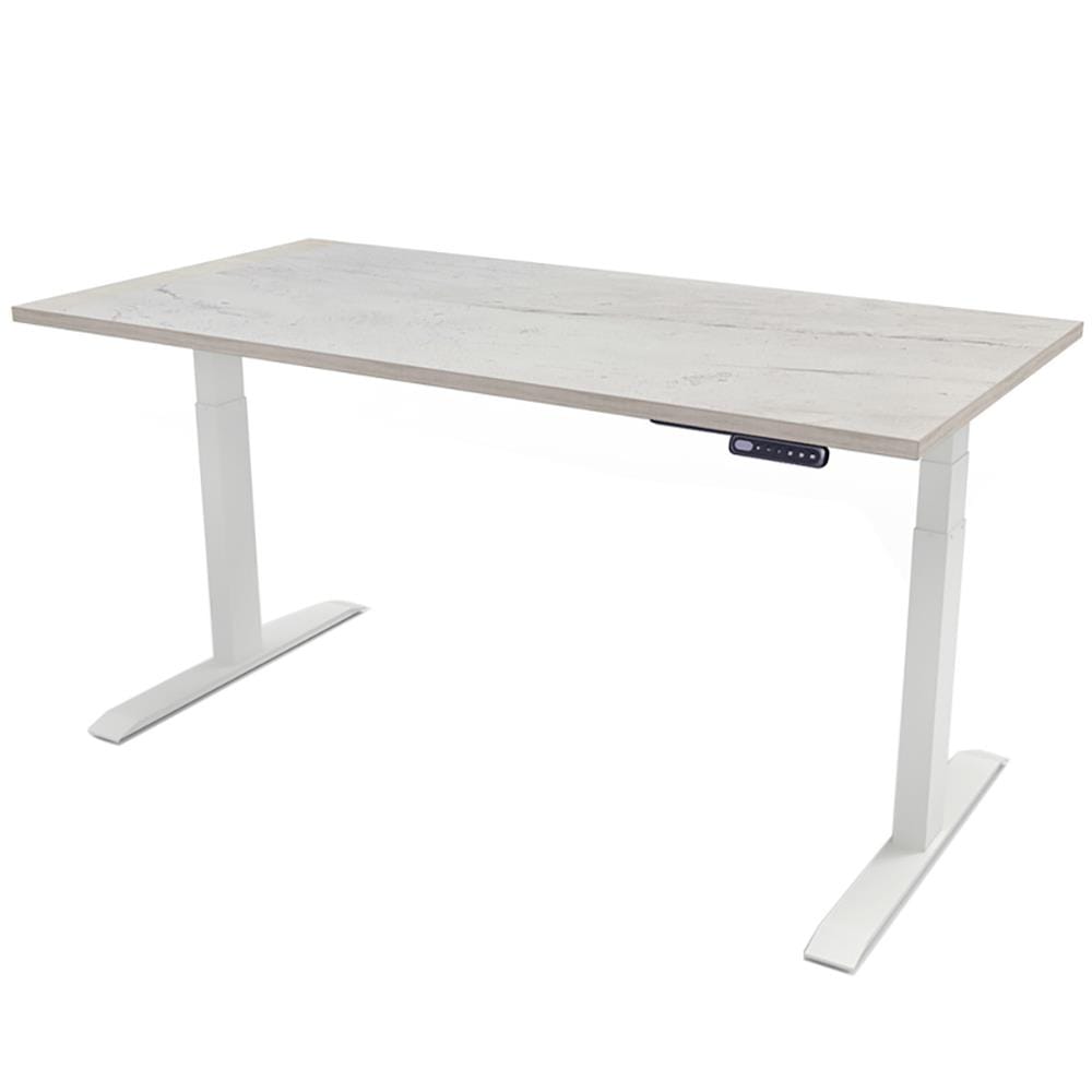 โต๊ะทำงานปรับระดับ ERGOTREND SIT 2 STAND GEN3 180 ซม. สี GRANITE/ขาว