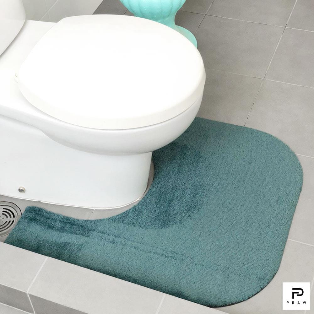 พรมห้องน้ำ PRAW TOILET 62x70 ซม. สีน้ำเงิน