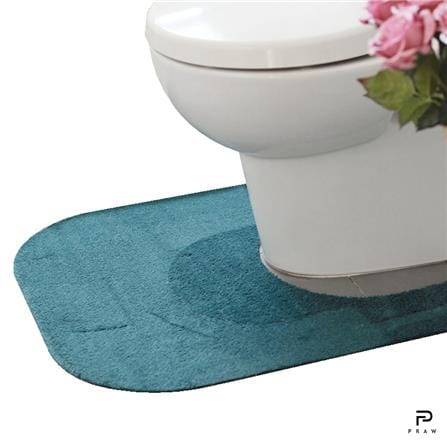 พรมห้องน้ำ PRAW TOILET 62x70 ซม. สีน้ำเงิน_1