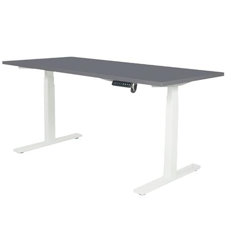 โต๊ะทำงานปรับระดับ ERGOTREND SIT 2 STAND Gen2A 150 ซม. สี GRAPHITE/ขาว
