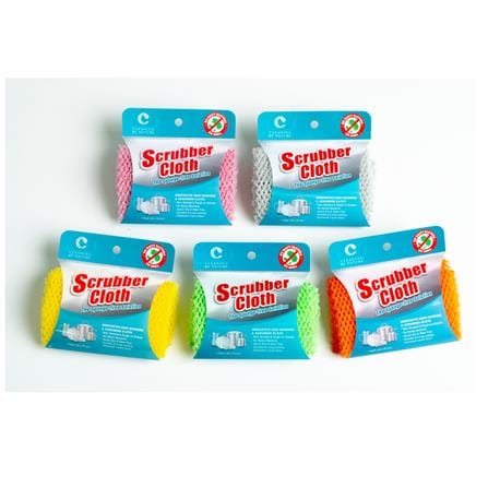 ผ้าล้างจาน CLEANING BY NATURE SCRUBBER CLOTH 25x25 ซม. คละสี_1