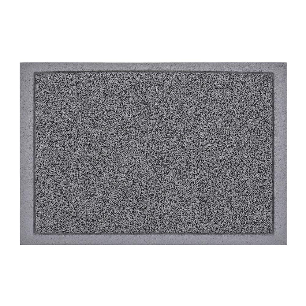 พรมเช็ดเท้าดักฝุ่น HOME LIVING STYLE CLEAN 40x60 ซม. สีเทา