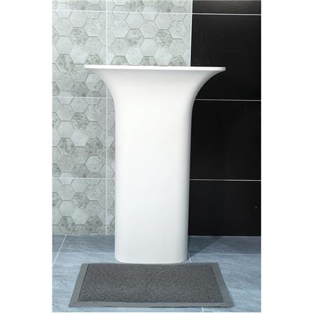 พรมเช็ดเท้าดักฝุ่น HOME LIVING STYLE CLEAN 40x60 ซม. สีเทา_4