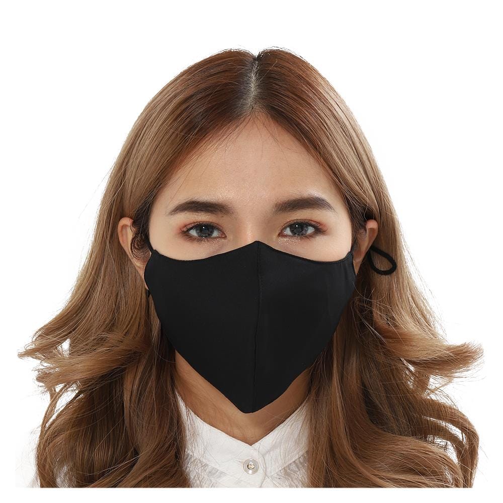 หน้ากากผ้า DEXZON คล้องหู PM 2.5 สีดำ