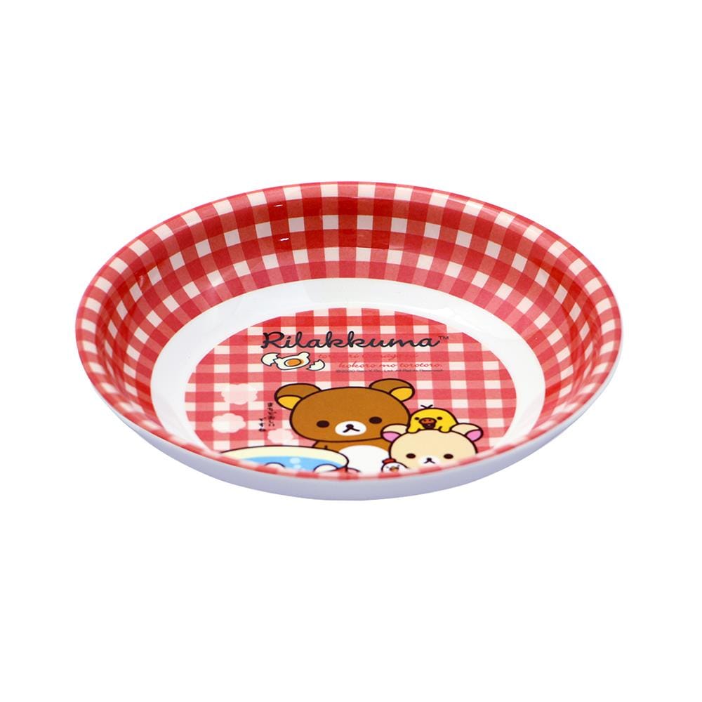 จานเมลามีนบัว 7.75" SUPERWARE RILAKKUMA MEETS WITH EGGS