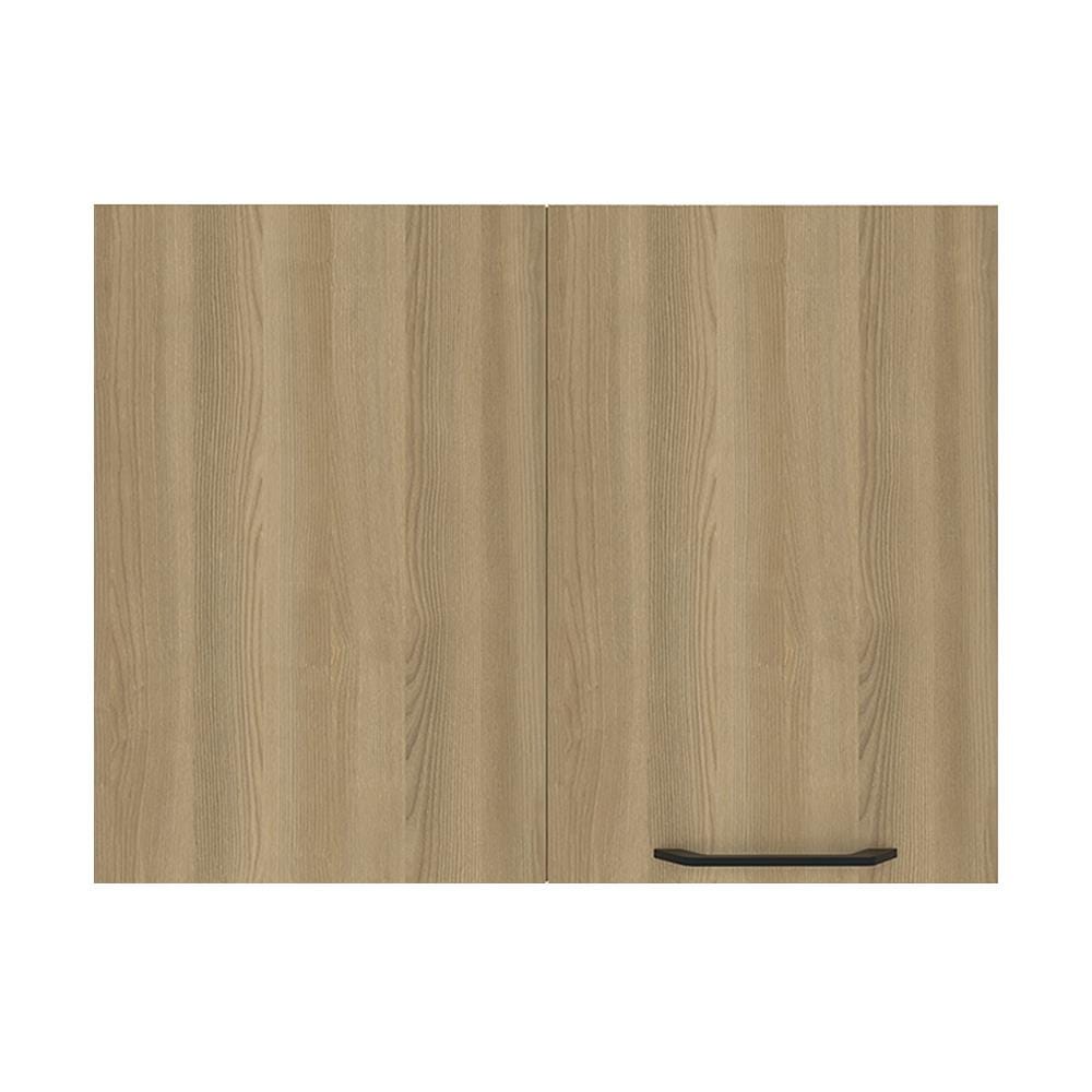 ตู้เข้ามุมซ้าย WPC PARAZZO ENZO มือจับดำ 80x60 ซม. สี เนเจอรัลโอ๊ค