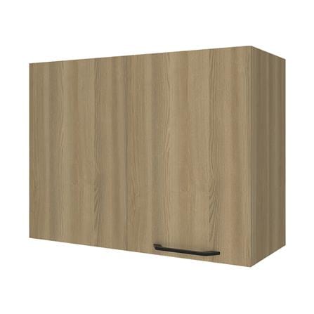 ตู้เข้ามุมซ้าย WPC PARAZZO ENZO มือจับดำ 80x60 ซม. สี เนเจอรัลโอ๊ค_1