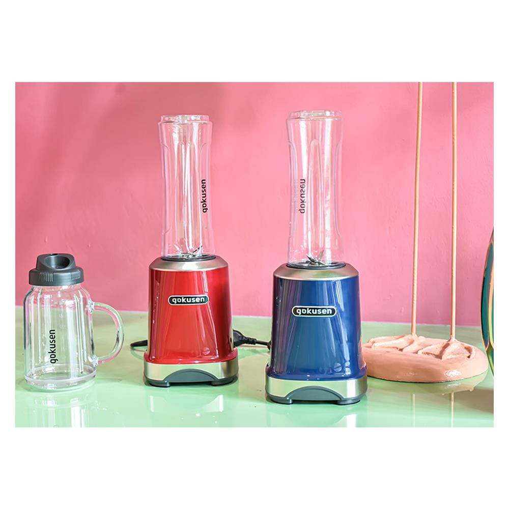 เครื่องปั่นน้ำผลไม้ GOKUSEN GTS-300 600มิลลิลิตร สีแดง
