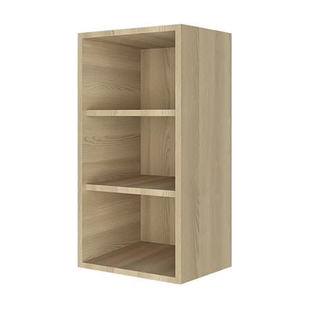 ตู้จบมุมสี่เหลี่ยม WPC PARAZZO ENZO มือจับดำ 30x60 ซม. สี เนเจอรัลโอ๊ค_1