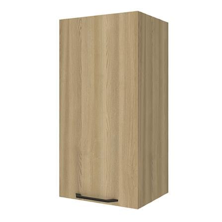 ตู้เดี่ยว WPC PARAZZO ENZO มือจับดำ 40x80 ซม. สีเนเชอรัลโอ๊ก_1