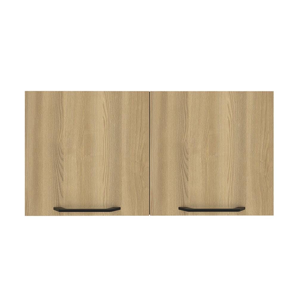 ตู้คู่ WPC PARAZZO ENZO มือจับดำ 80x40 ซม. สีเนเชอรัลโอ๊ค