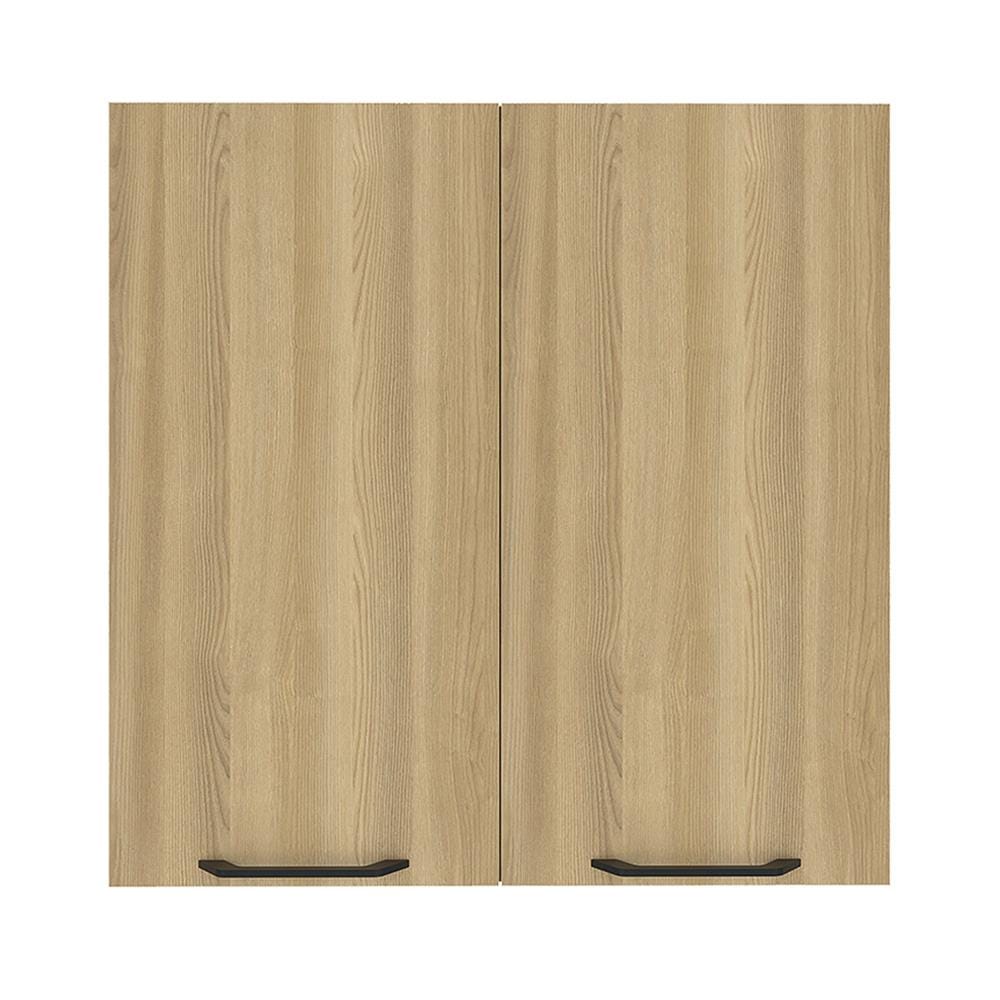 ตู้คู่ WPC PARAZZO ENZO มือจับดำ 80x80 ซม. สีเนเจอรัลโอ๊ค
