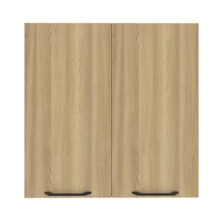 ตู้คู่ WPC PARAZZO ENZO มือจับดำ 80x80 ซม. สีเนเจอรัลโอ๊ค_1