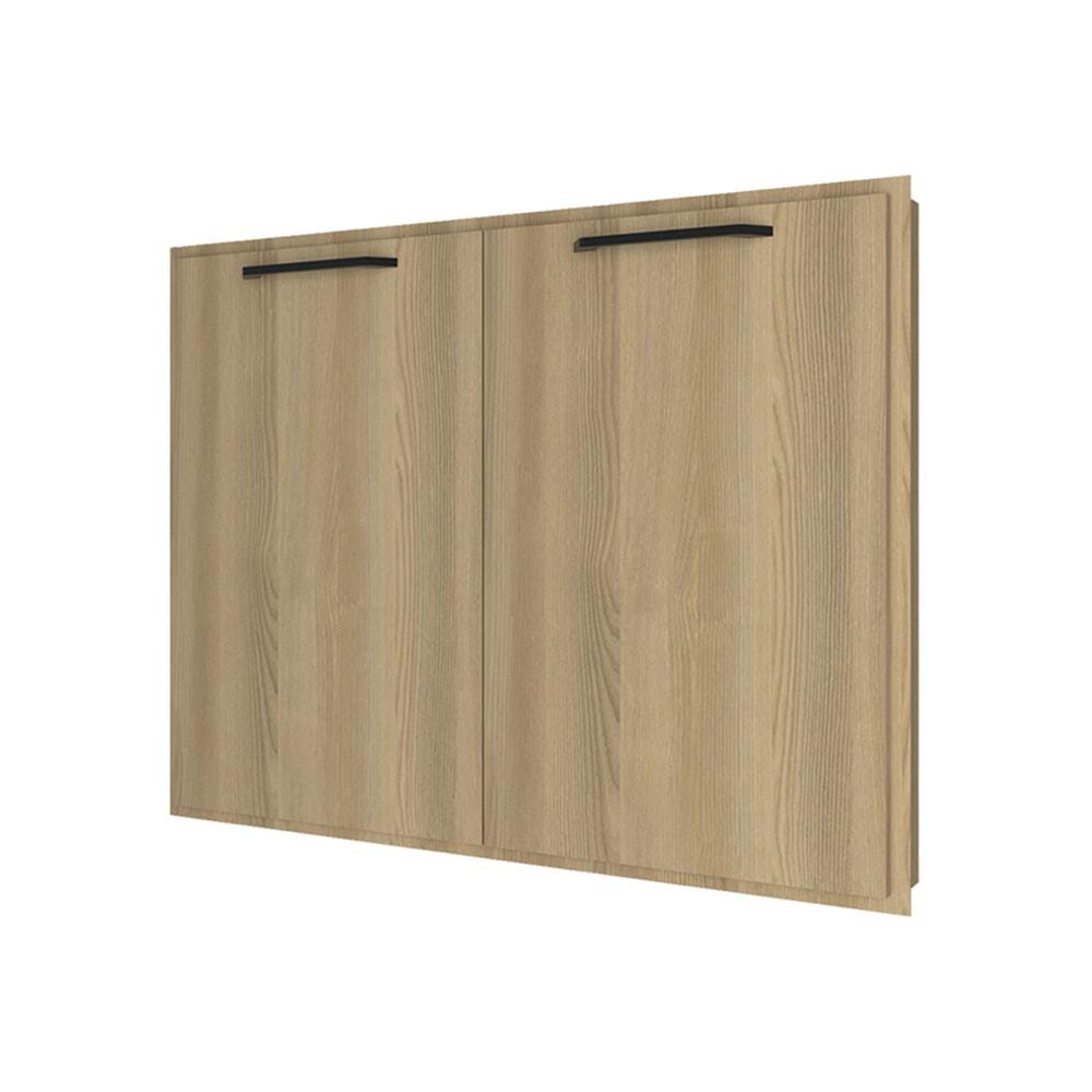 บานซิงค์คู่ WPC PARAZZO ENZO มือจับดำ 80x60 ซม. สี เนเจอรัลโอ๊ค