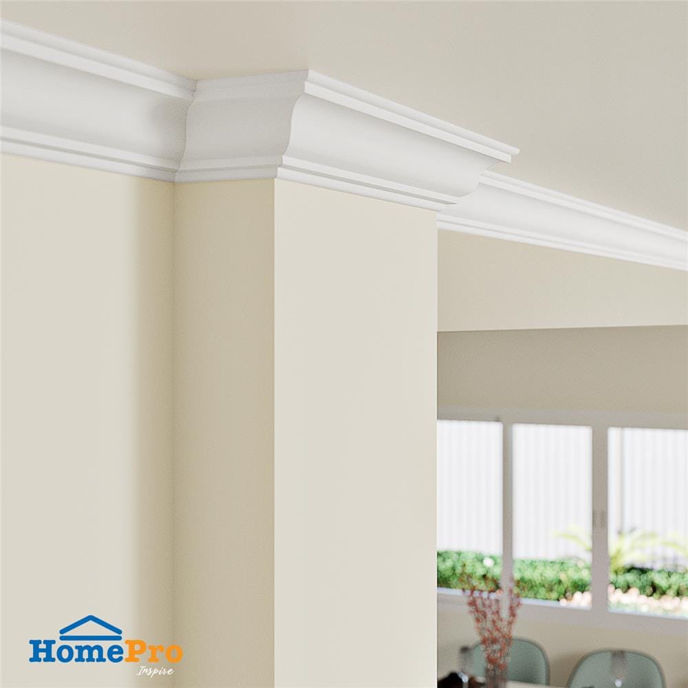 บัวฝ้า WPC CROBERN 10X200X1.5 ซม. สีขาว