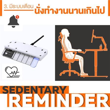 โต๊ะปรับระดับ ERGOTREND SIT 2 STAND GEN 4 150 ซม. สี GRAPHITE/ขาว_1