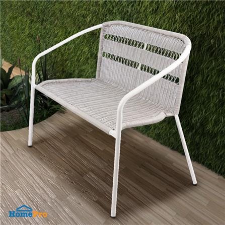 ม้านั่งสนามหวายเทียม SPRING WICKER สีเทาอ่อน_4