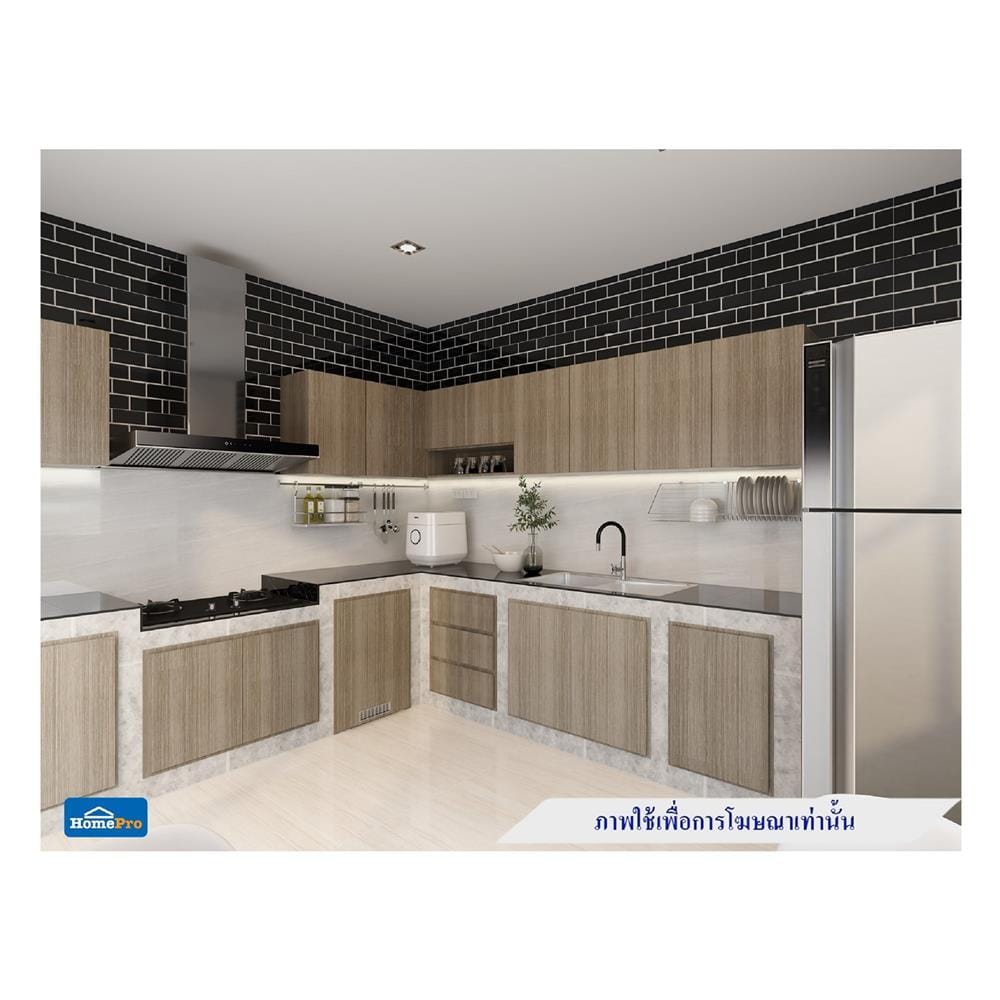 บานซิงค์เดี่ยว PARAZZO ENZO 40x60 ซม. สีเอ็มไพร์โอ๊ค