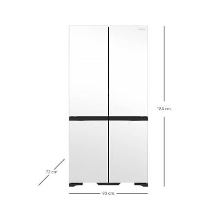 ตู้เย็น MULTI DOOR HITACHI RWB640VFX MGW 20.1 คิว กระจกขาว อินเวอร์เตอร์_6