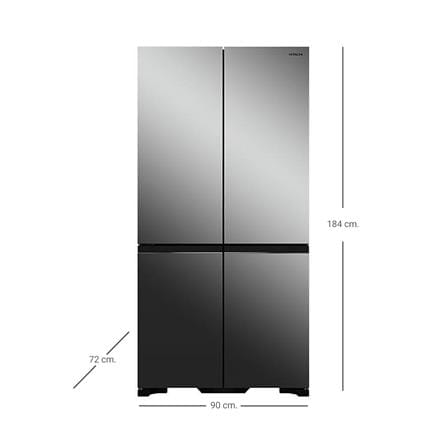 ตู้เย็น MULTI DOOR HITACHI RWB640VFX MIR 20.1 คิว กระจกเงา อินเวอร์เตอร์_6