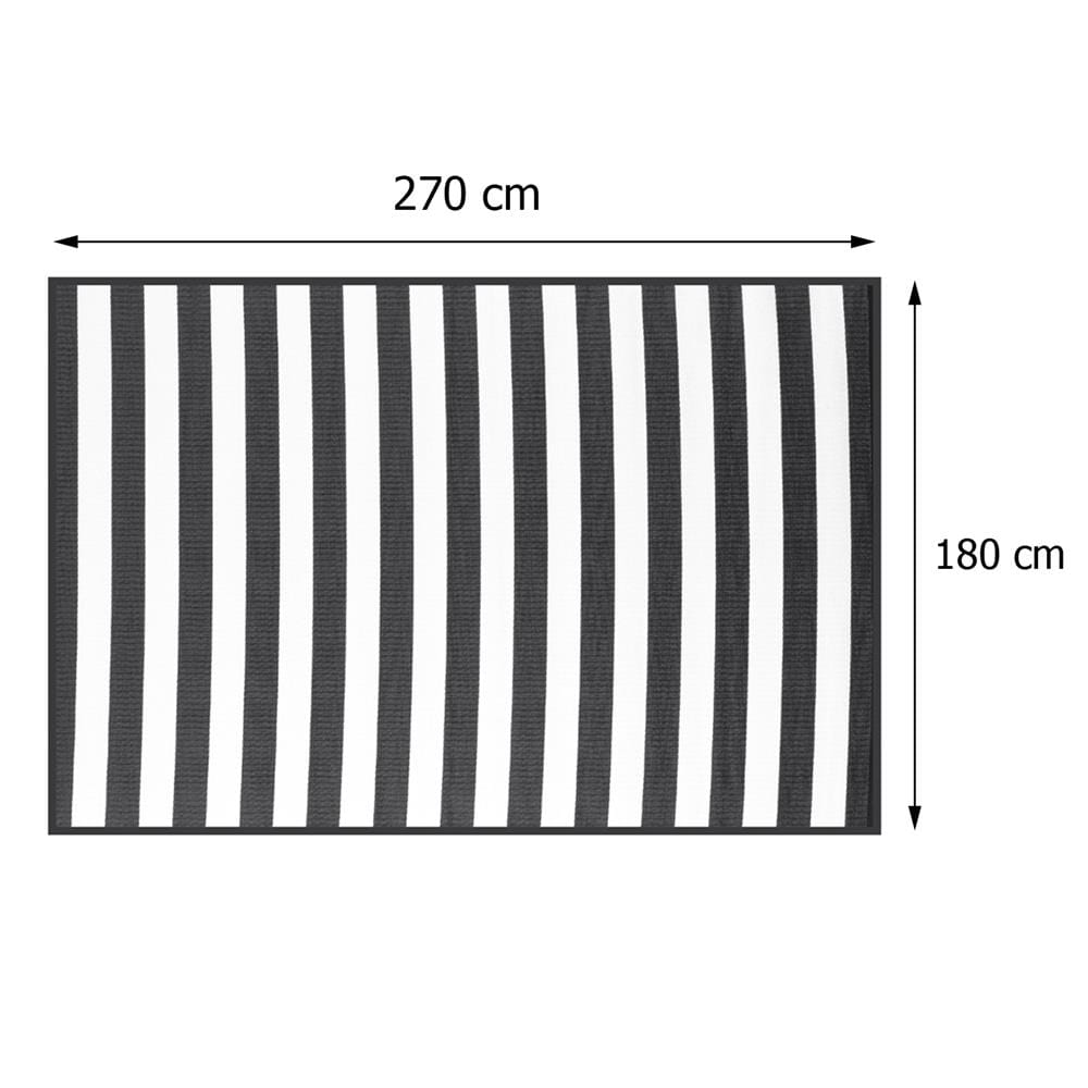 เสื่ออเนกประสงค์ MAT-ER ZEBRA 180x270 ซม. สีขาว/ดำ
