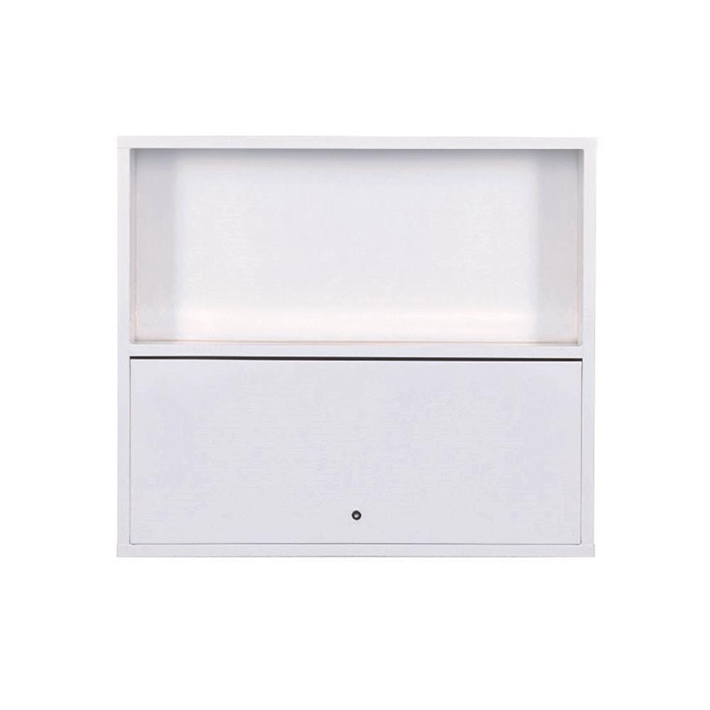 ตู้แขวนผนัง KIOSK HOD-80 WH/WH เหล็ก สีขาว