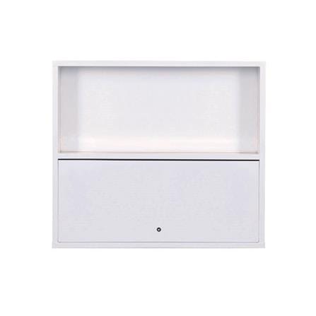 ตู้แขวนผนัง KIOSK HOD-80 WH/WH เหล็ก สีขาว_1