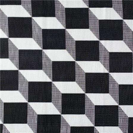 เสื่ออเนกประสงค์ MAT-ER TILES 3D Size M 150x240 ซม. สีดำ/ขาว_1