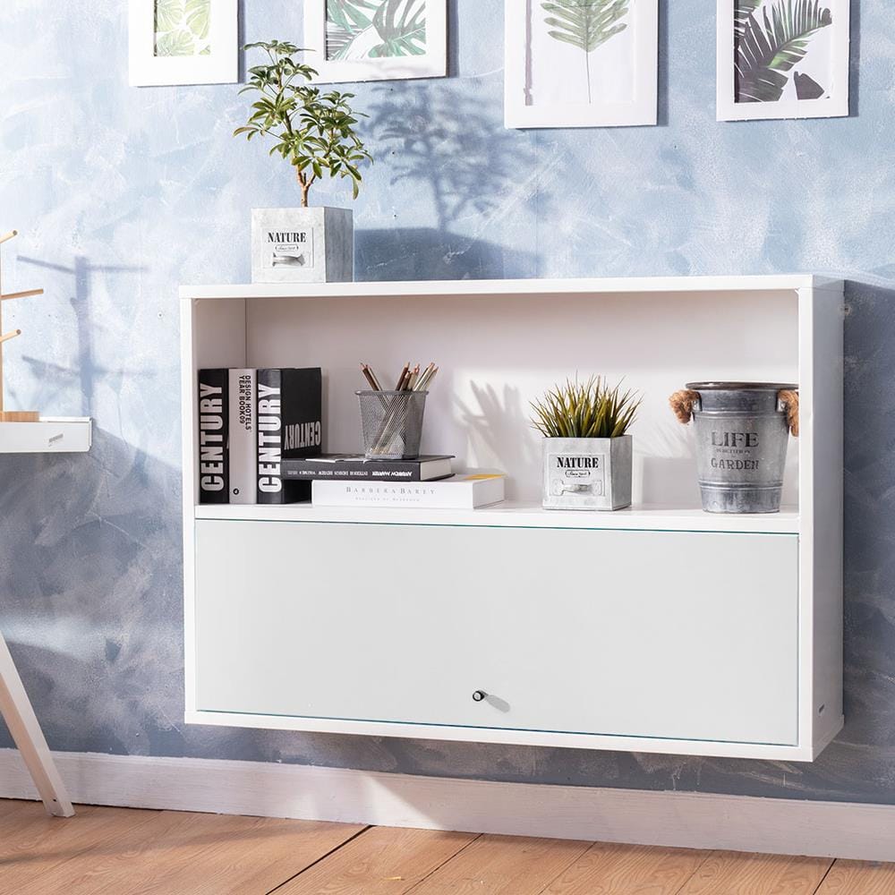 ตู้แขวนผนัง KIOSK HOD-100 WH เหล็ก สีขาว