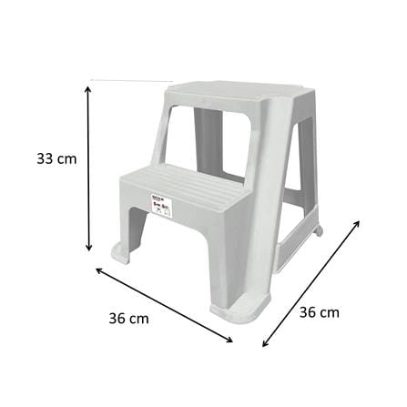 บันได MINI 2 STEP MATALL สีขาว_4