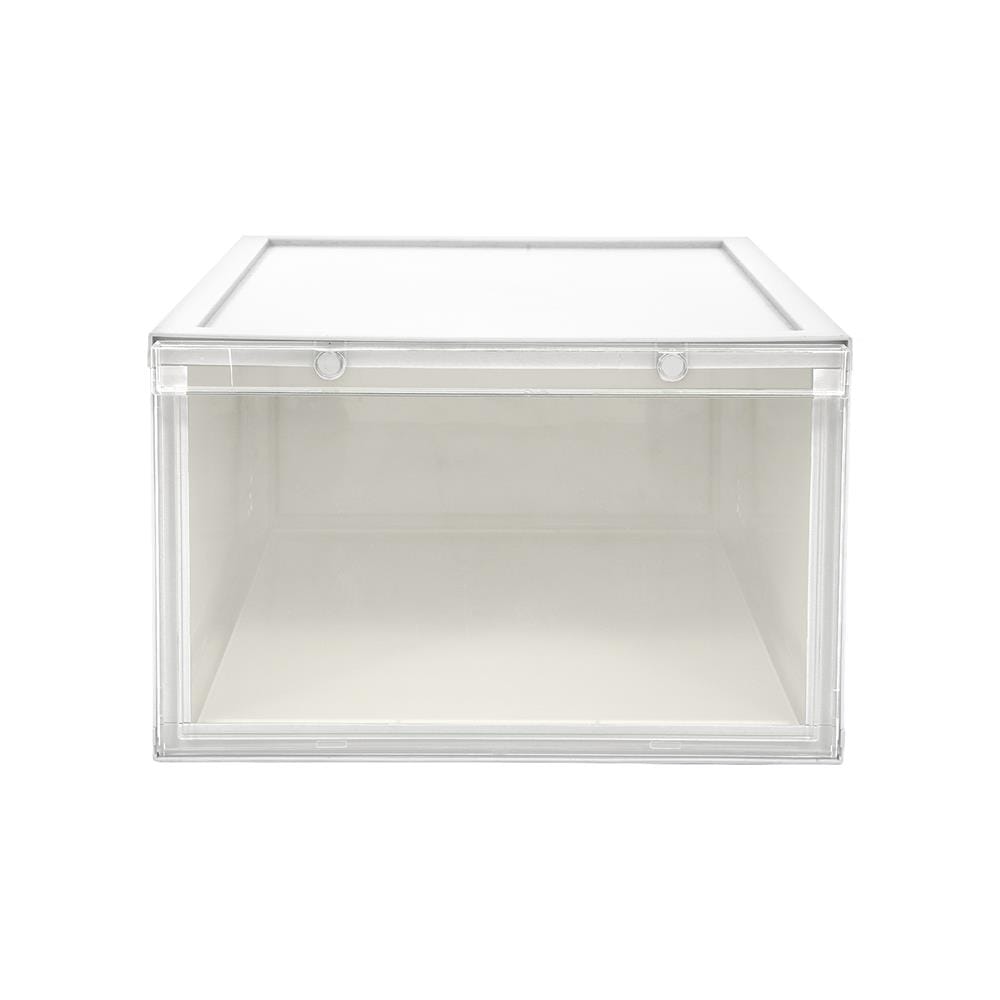 กล่องรองเท้า STACKO MAGNETIC LOCK MONO 28X37X18.3 ซม. สีขาว