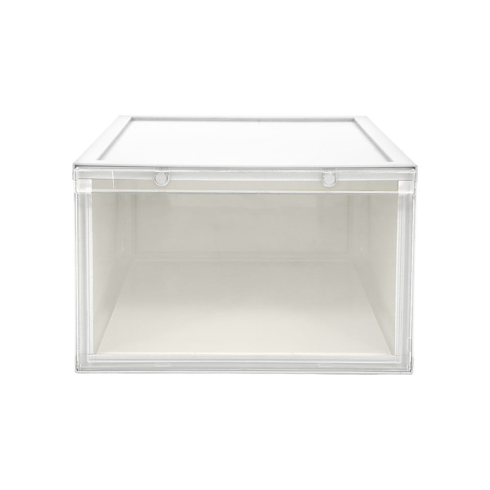 กล่องรองเท้า STACKO MAGNETIC LOCK MONO 28X37X18.3 ซม. สีขาว