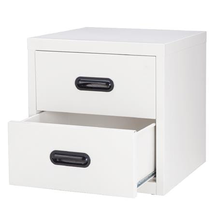 ตู้ลิ้นชักเหล็ก 2 ลิ้นชัก KIOSK UNI-4 สีขาว_2