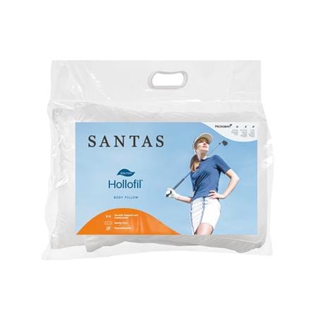 หมอน BODY ใยสังเคราะห์ SANTAS HOLLOFIL 18x50 นิ้ว สีขาว_1
