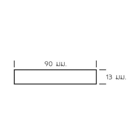 ไม้รั้ว หัวตัด WATSADUNIYOM 9X200X1.3 ซม. สีน้ำตาล_3