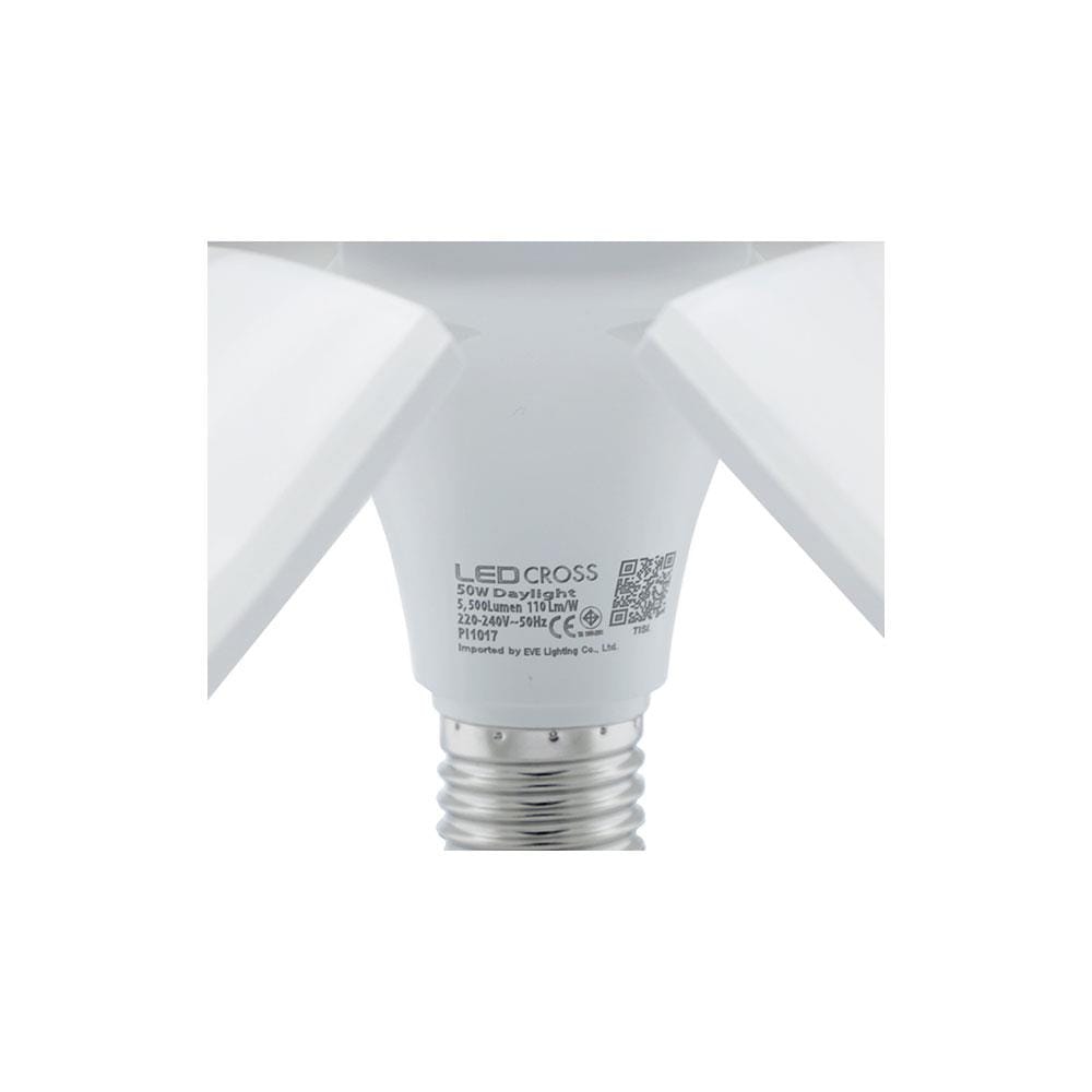 หลอด LED EVE CROSS DAYLIGHT E27 50 วัตต์