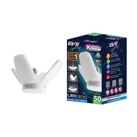 หลอด LED EVE CROSS DAYLIGHT E27 50 วัตต์_5