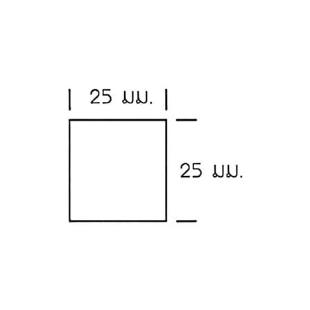 ไม้ระแนง WATSADUNIYOM แบบตัน 2.5X300X2.5 ซม. สีไม้สัก_3