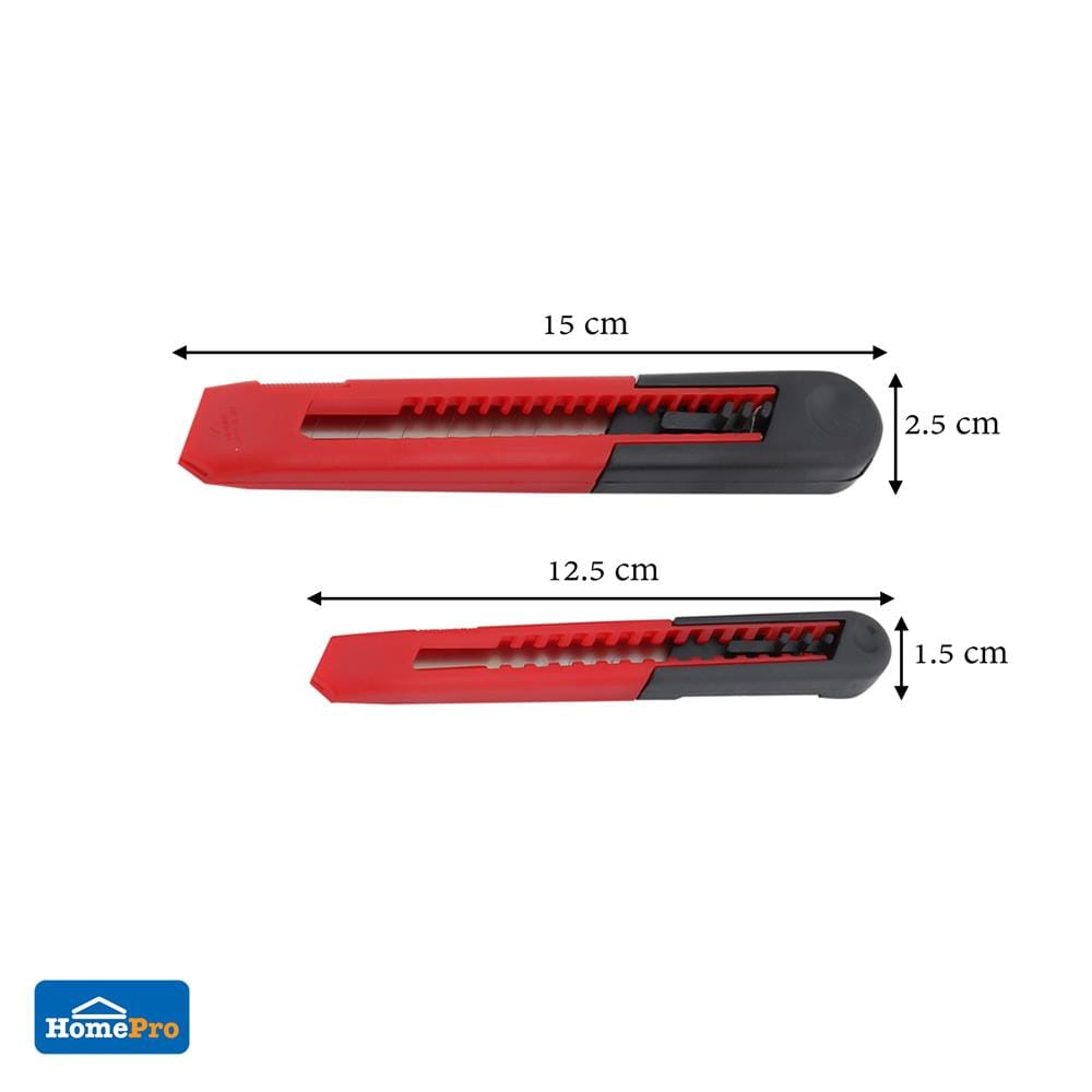 คัตเตอร์ ด้ามจับพลาสติก MATALL DT1005-A 2 ชิ้น/ชุด