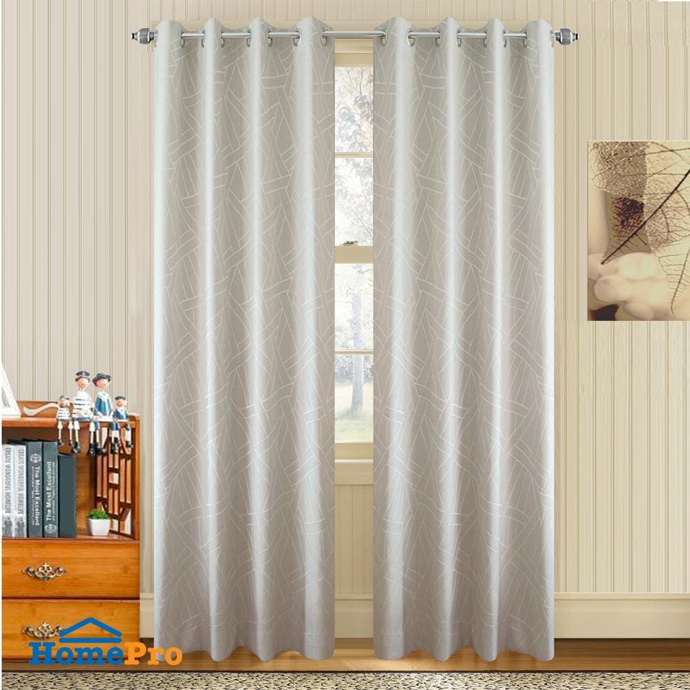 ผ้าม่าน EYELET HOME LIVING STYLE HAZA UV 150X250 ซม. สีเทา